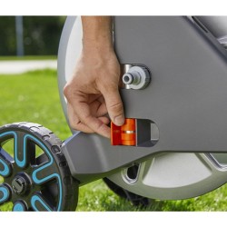 Dévidoir métal sur roues CleverRoll L Easy GARDENA - Longueur max 100m - Pour...
