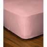 Drap-housse - LOVELY HOME - LH71624 - 160x200+35 cm - Rose