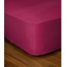 Drap-housse - LOVELY HOME - LH71608 - 160x200+35 cm - Fuchsia
