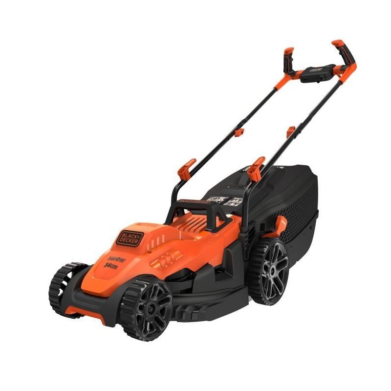 Tondeuse électrique filaire - BLACK&DECKER - BEMW461BH-QS - 1400W - 34cm de c...