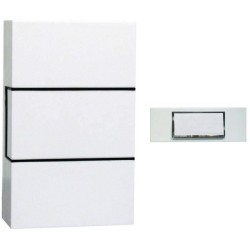 Carillon filaire CHACON - 1 mélodie - Bouton poussoir avec rétroéclairage - B...