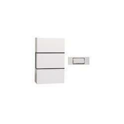 Carillon filaire CHACON - 1 mélodie - Bouton poussoir avec rétroéclairage - B...