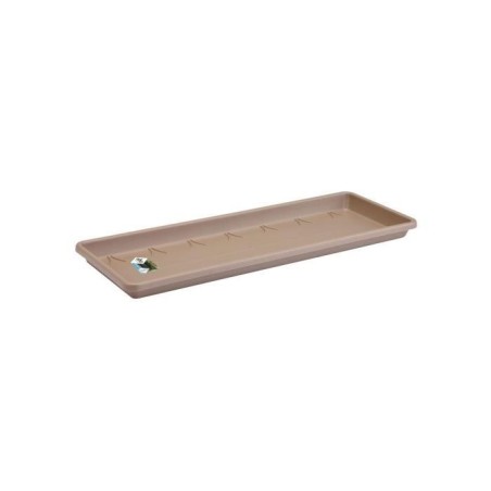 ELHO Soucoupe Barcelona Balconniere 50 - L16,7 x l45,5 x H3 cm - Taupe - Plas...