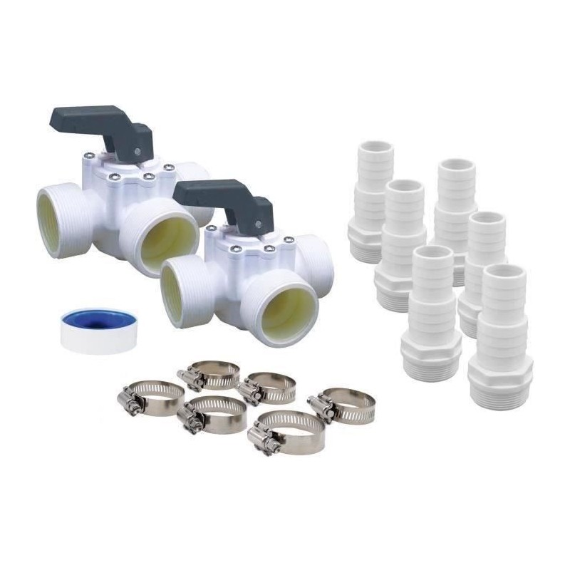 Kit by pass Universel UBBINK pour pompe a chaleur, réchauffeur, électrolyseur