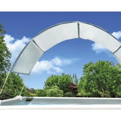 Voile d'ombrage - INTEX - Pour piscine hors sol - Anti-UV - 300 x 185 cm