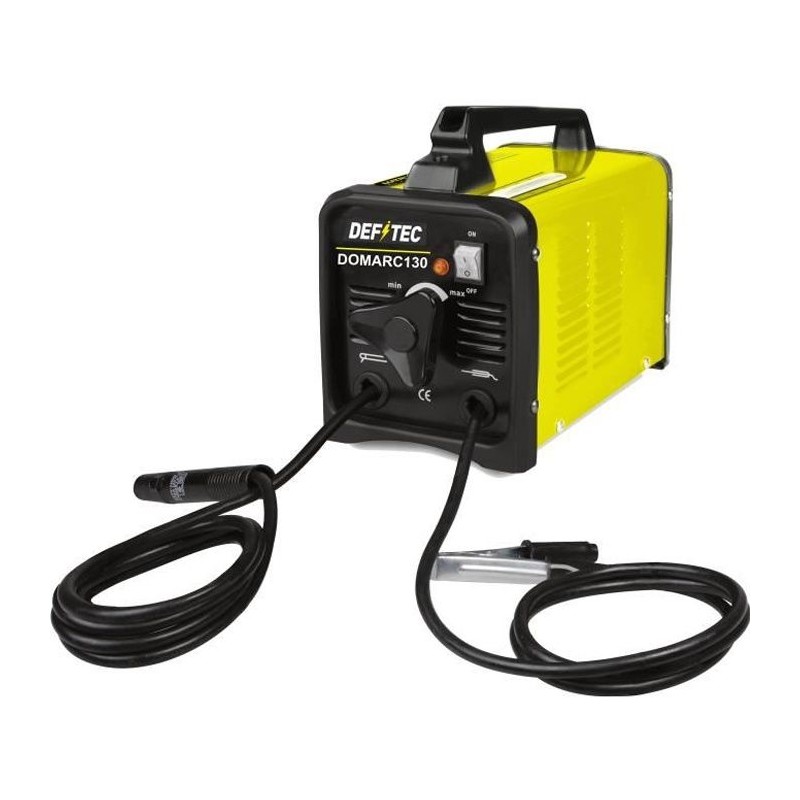 Poste a souder shunt MMA 130 A DEFITEC - DOMARC130 - Electrode enrobée - 2-3 ...