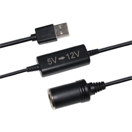 Convertisseur prise allume-cigare USB 5V vers 12V - HTC EQUIPEMENT - 12W et c...
