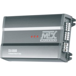 MTX TX480D Amplificateur voiture Classe-D 4x120W RMS @2O ou 2x240W RMS @ 4O f...