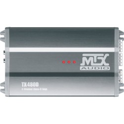 MTX TX480D Amplificateur voiture Classe-D 4x120W RMS @2O ou 2x240W RMS @ 4O f...