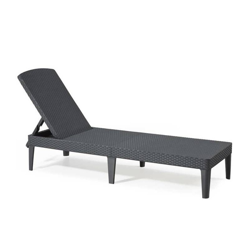 Bain de soleil - Allibert by KETER – Jaipur – en résine imitation rotin tress...