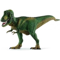 Figurine Tyrannosaure Rex vert, avec détails réalistes, pour enfants