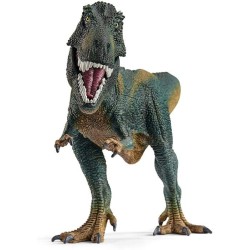 Figurine Tyrannosaure Rex vert, avec détails réalistes, pour enfants