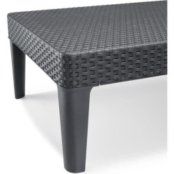 Bain de soleil - Allibert by KETER – Jaipur – en résine imitation rotin tress...