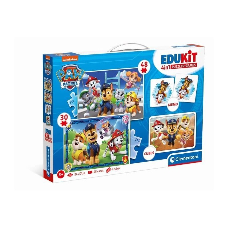 Clementoni - Edukit - Pat'Patrouille - Coffret d'activités préscolaire 4 en 1...