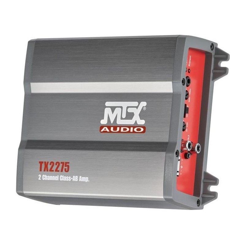 MTX TX2275 Amplificateur voiture 2x110W RMS 2 ou 1x220W RMS 4 Filtres actifs ...