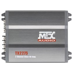 MTX TX2275 Amplificateur voiture 2x110W RMS 2 ou 1x220W RMS 4 Filtres actifs ...