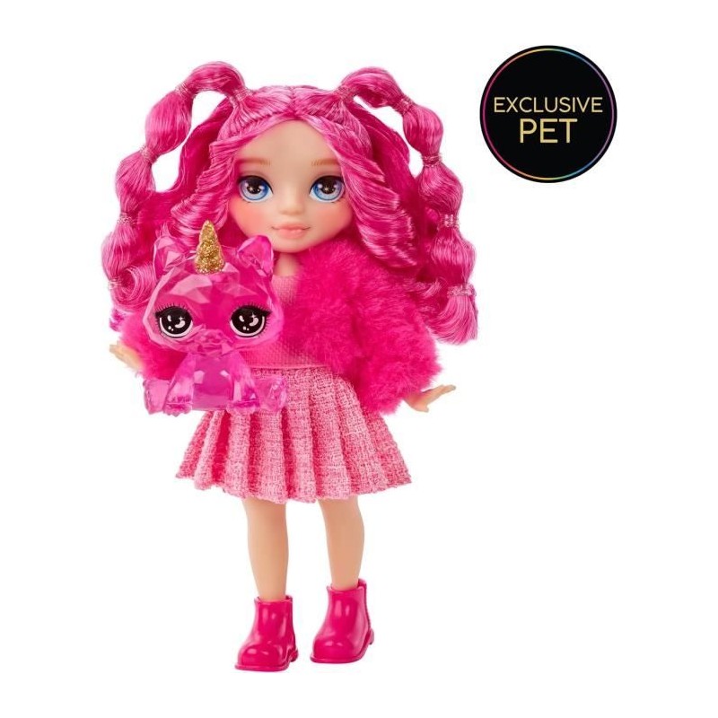 Rainbow High Littles - Poupée 15cm + animal de compagnie - Rose - Des