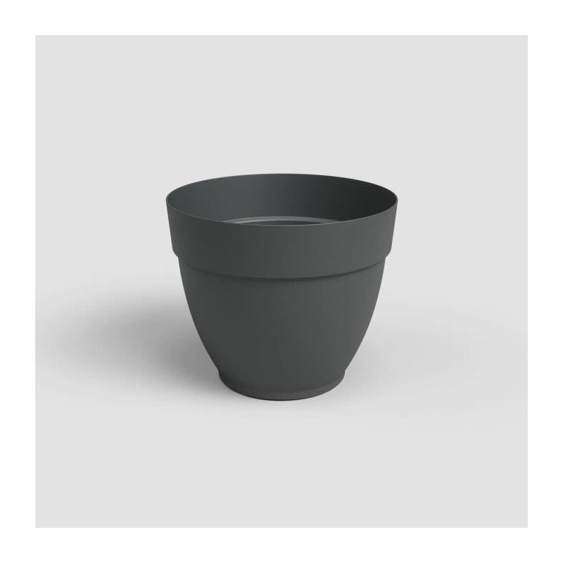 ARTEVASI Pot de fleurs CAPRI CAMPANA - Résistant au gel - Anthracite - 30 x 3...