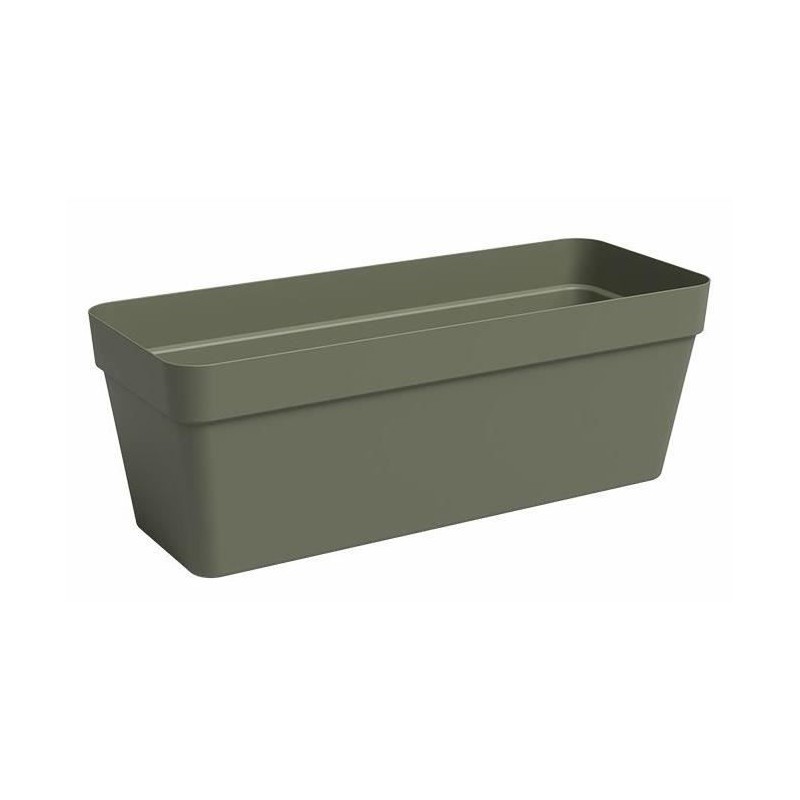 ARTEVASI Jardiniere CAPRI - Plastique - Rectangulaire - Vert sec - 12,5L - 49...
