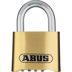 Cadenas a combinaison - ABUS - 180IB/50 B/DFNLI - Corps laiton forgé - Anse i...