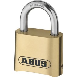 Cadenas a combinaison - ABUS - 180IB/50 B/DFNLI - Corps laiton forgé - Anse i...