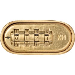 Cadenas a combinaison - ABUS - 180IB/50 B/DFNLI - Corps laiton forgé - Anse i...