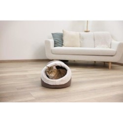 KERBL - Igloo pour chats - JANA - 37 x 45 x 30 cm - Marron