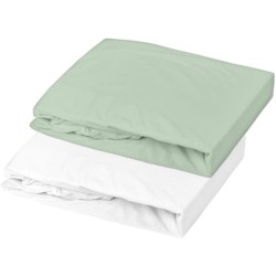 Lot de 2 draps housse en...