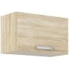 Meuble hotte porte basculante - Décor chene sonoma - L 60 x 31,6 x H 36 cm - ...