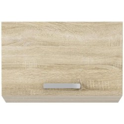 Meuble hotte porte basculante - Décor chene sonoma - L 60 x 31,6 x H 36 cm - ...