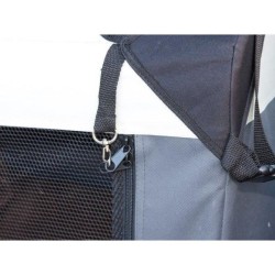 KERBL - Box de transport pour chien - JOURNEY - 81 x 58 x 58 cm - Gris / Beige