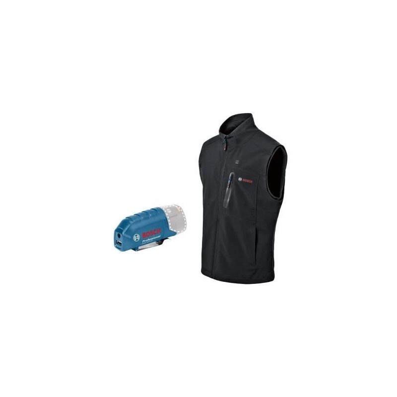 Veste chauffante Bosch Professional GHV 12+18V XA taille S, sans batterie - 0...