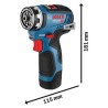 Bosch -  Perceuse-visseuse sans fil GSR 12V-35 FC Flexiclic - 35Nm sans batte...