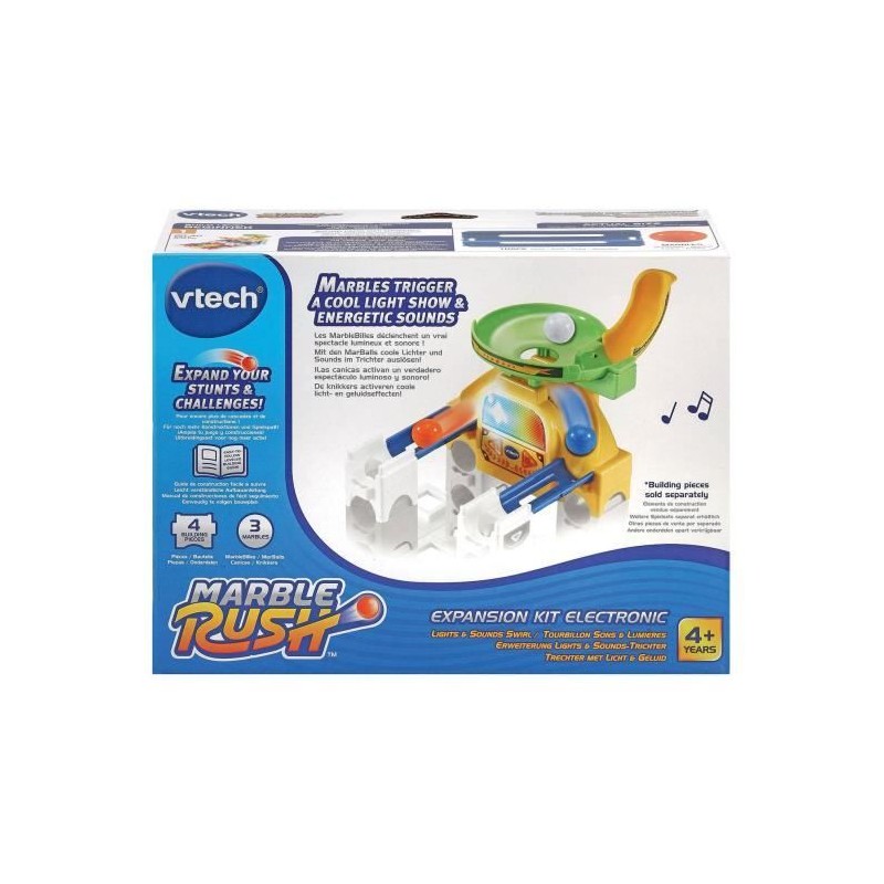 Circuit a Billes Marble Rush - VTECH - Expansion Kit Electronic - Tourbillon ...