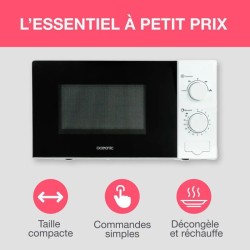 Micro-ondes OCEANIC MO20W11 Blanc 45,4 x H26,1 x P32,6 cm - 20L