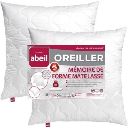ABEIL Lot de 2 Oreillers a...