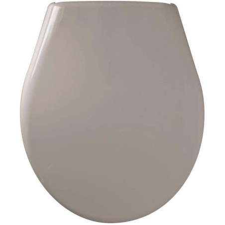 Abattant Marina Taupe - Polypropylene - Gelco - Déclipsable - Entraxe de fixa...