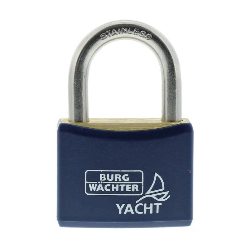 Set de 2 cadenas - BURG WACHTER - DUO 460 Ni 40 SB - Inox marin, double verro...