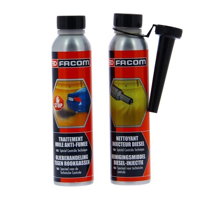 Additif kit contrôle technique moteur diesel, 2 additifs 300ml - FACOM - Nett...