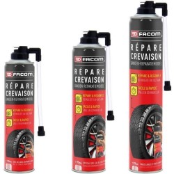 Répare crevaison 400ml - FACOM - sans démontage du pneu jusqu'a 195 mm avec o...
