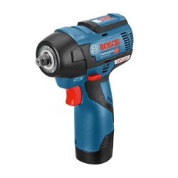 Boulonneuse Bosch Professional GDS 12V-115 + 2 batteries 3,0Ah + L-BOXX - 060...