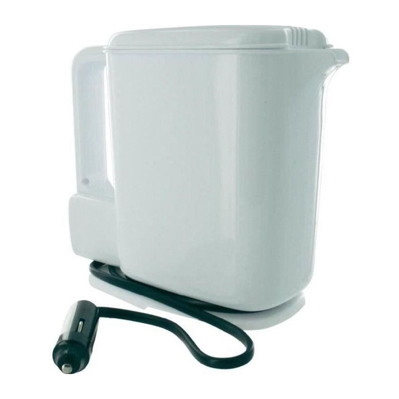 Bouilloire électrique 12V 1L 170W Blanc et Bleu - HTC EQUIPEMENT