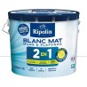 RIPOLIN Peinture blanche pour murs et plafonds - sous-couche intégrée - Blanc...