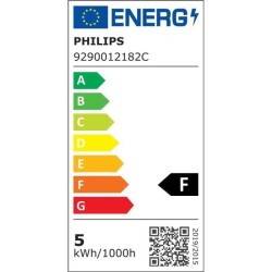 Ampoule LED - PHILIPS - Classic - 60 W - A60 E27 - Blanc chaud - Non