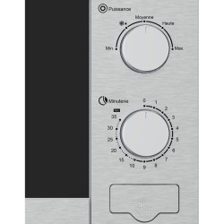 Micro-ondes monfonction OCEANIC MO20S Silver L45x H24 x P32,1 cm 20L