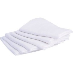 Lot de 6 langes carré -...