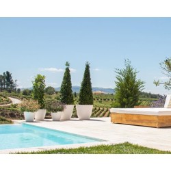 ARTEVASI Pot de fleurs CAPRI CAMPANA - Résistant au gel - Anthracite - 30 x 3...