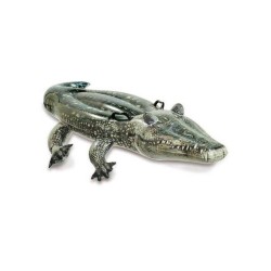 Bouée gonflable Alligator a chevaucher INTEX - Dimensions 170 x 86 cm - Pour ...
