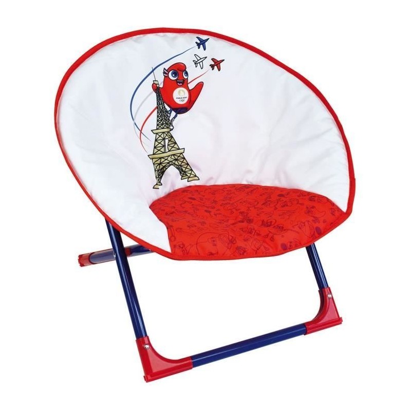 JEUX OLYMPIQUES PARIS 2024 - Siege lune pliable pour enfant h.47 x l.54 x p.4...