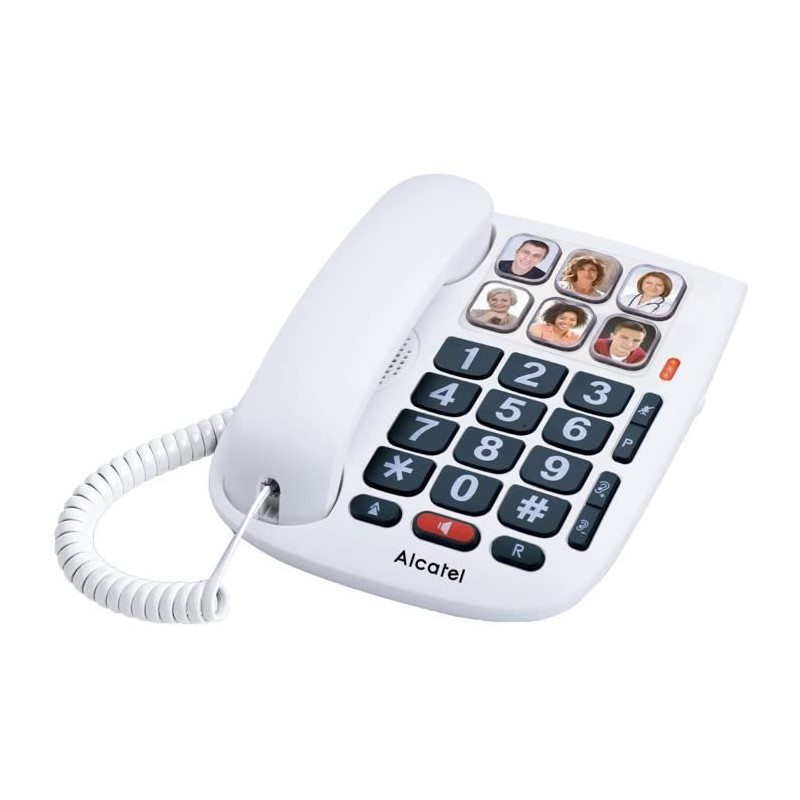 Téléphone filaire senior Alcatel TMax 10 - 6 mémoires directes avec photo - F...